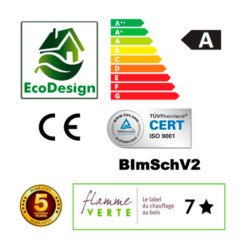 Estufa de Leña 5,4 kW Triple Combustión – Ecodesign 2022, Clase A - Imagen 4